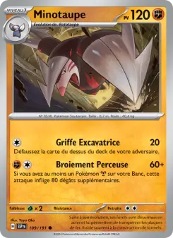 Minotaupe — carte 109 de l’extension Étincelles Déferlantes