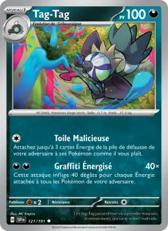 Tag-Tag — carte 121 de l’extension Étincelles Déferlantes