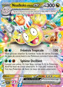 Noadkoko d'Alola-ex — carte 133 de l’extension Étincelles Déferlantes