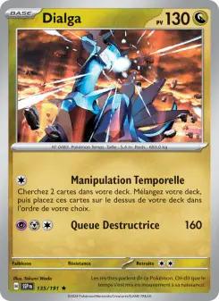 Dialga — carte 135 de l’extension Étincelles Déferlantes