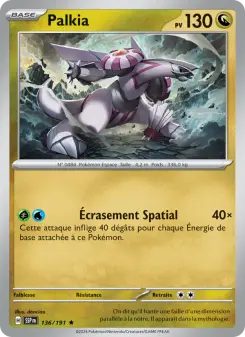 Palkia — carte 136 de l’extension Étincelles Déferlantes