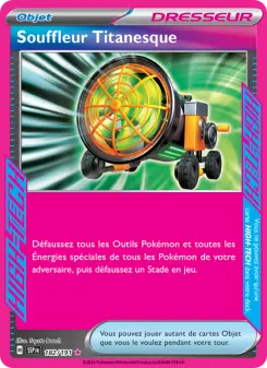 Souffleur Titanesque — carte 182 de l’extension Étincelles Déferlantes