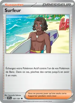 Surfeur — carte 187 de l’extension Étincelles Déferlantes