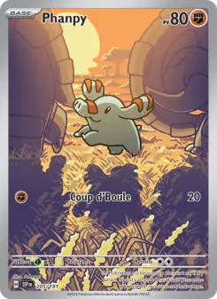 Phanpy — carte 205 de l’extension Étincelles Déferlantes