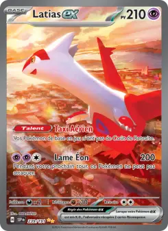 Latias-ex — carte 239 de l’extension Étincelles Déferlantes