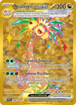 Noadkoko d'Alola-ex — carte 248 de l’extension Étincelles Déferlantes