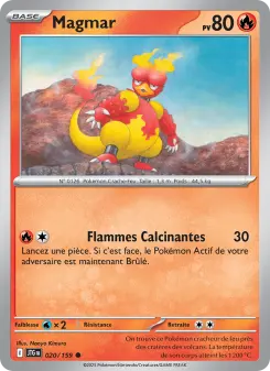 Magmar — carte 020 de l’extension Aventures Ensemble