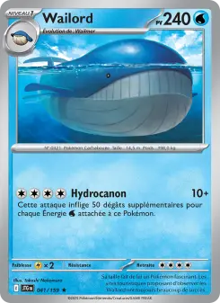 Wailord — carte 041 de l’extension Aventures Ensemble