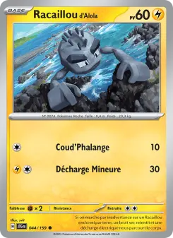 Racaillou d'Alola — carte 044 de l’extension Aventures Ensemble