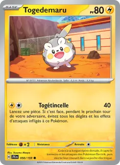 Togedemaru — carte 050 de l’extension Aventures Ensemble