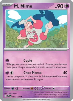 M. Mime — carte 058 de l’extension Aventures Ensemble