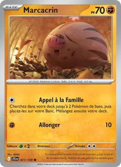 Marcacrin — carte 077 de l’extension Aventures Ensemble