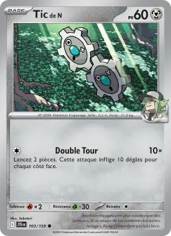 Tic de N — carte 103 de l’extension Aventures Ensemble