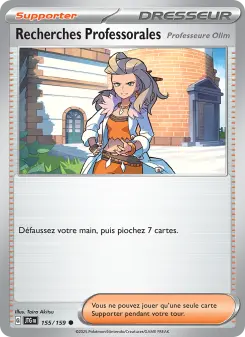 Recherches Professorales — carte 155 de l’extension Aventures Ensemble