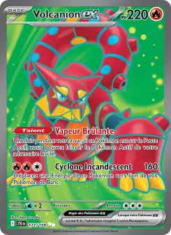 Volcanion-ex — carte 171 de l’extension Aventures Ensemble