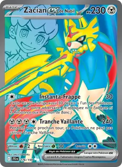 Zacian-ex de Nabil — carte 176 de l’extension Aventures Ensemble