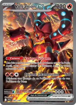 Volcanion-ex — carte 182 de l’extension Aventures Ensemble