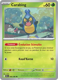 Carabing — carte 009 de l’extension Foudre Noire