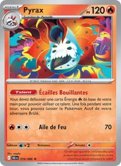 Pyrax — carte 016 de l’extension Foudre Noire