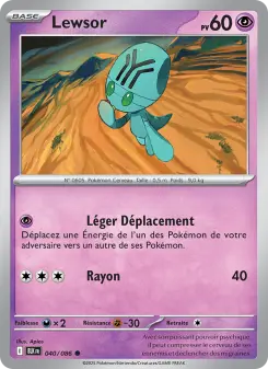 Lewsor — carte 040 de l’extension Foudre Noire