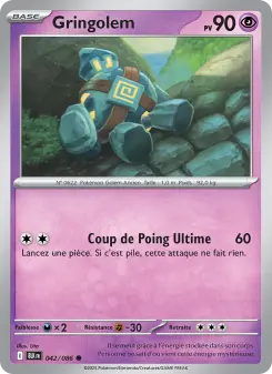 Gringolem — carte 042 de l’extension Foudre Noire