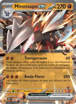 Minotaupe-ex — carte 046 de l’extension Foudre Noire