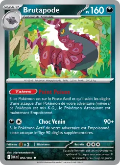 Brutapode — carte 056 de l’extension Foudre Noire