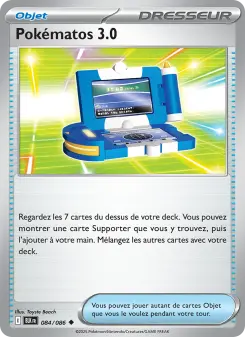 Pokématos 3.0 — carte 084 de l’extension Foudre Noire