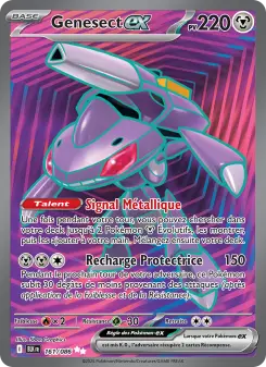 Genesect-ex — carte 161 de l’extension Foudre Noire