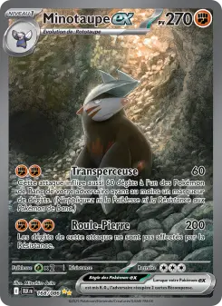 Minotaupe-ex — carte 168 de l’extension Foudre Noire