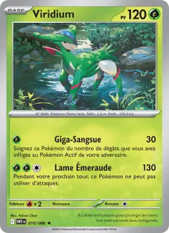Viridium — carte 010 de l’extension Flamme Blanche