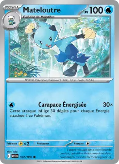 Mateloutre — carte 022 de l’extension Flamme Blanche