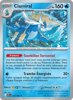 Clamiral — carte 023 de l’extension Flamme Blanche