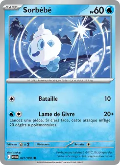 Sorbébé — carte 027 de l’extension Flamme Blanche