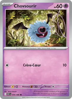 Chovsourir — carte 036 de l’extension Flamme Blanche
