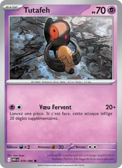 Tutafeh — carte 039 de l’extension Flamme Blanche
