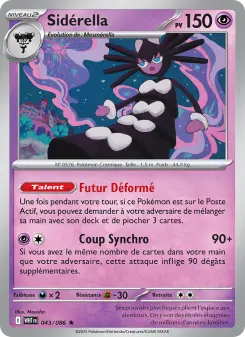 Sidérella — carte 043 de l’extension Flamme Blanche