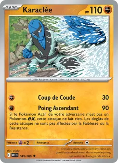 Karaclée — carte 049 de l’extension Flamme Blanche