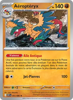 Aéroptéryx — carte 051 de l’extension Flamme Blanche