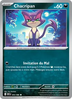 Chacripan — carte 055 de l’extension Flamme Blanche
