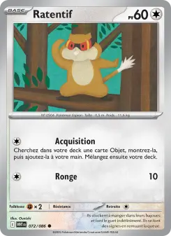 Ratentif — carte 072 de l’extension Flamme Blanche