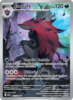 Zoroark — carte 143 de l’extension Flamme Blanche