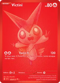 Victini — carte 172 de l’extension Flamme Blanche