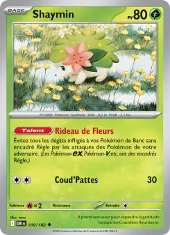 Shaymin — carte 010 de l’extension Rivalités Destinées