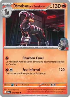 Démolosse de la Team Rocket — carte 038 de l’extension Rivalités Destinées
