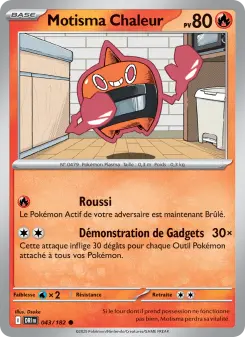 Motisma Chaleur — carte 043 de l’extension Rivalités Destinées