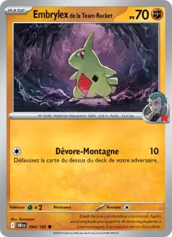 Embrylex de la Team Rocket — carte 094 de l’extension Rivalités Destinées