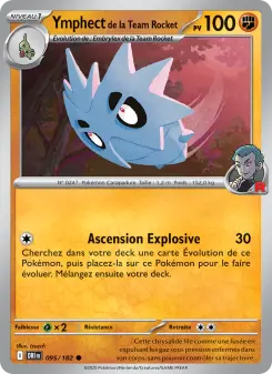 Ymphect de la Team Rocket — carte 095 de l’extension Rivalités Destinées