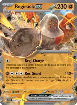 Regirock-ex — carte 101 de l’extension Rivalités Destinées