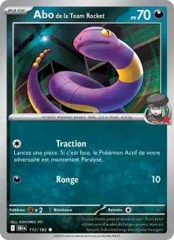Abo de la Team Rocket — carte 112 de l’extension Rivalités Destinées